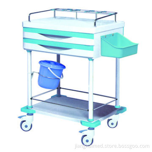 Medical trolley, made of ABS plastic, CE/ISO 9001 and 13485 certified
